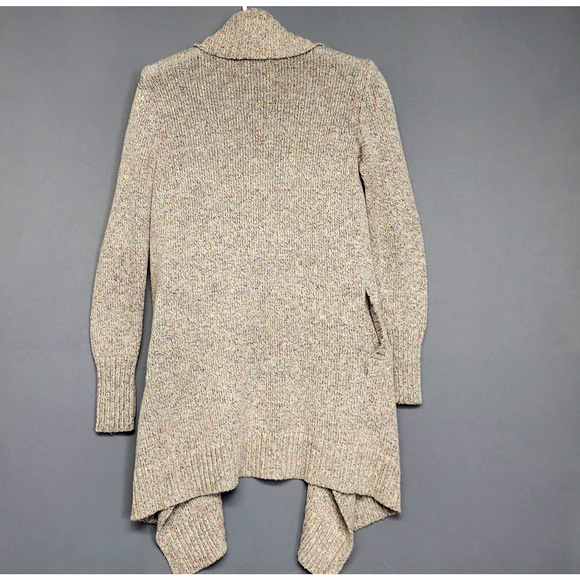 Cabi Cardigan Boho Sweater Womens XS Oatmeal Thick Knit Longline Open #900 - Picture 10 of 11